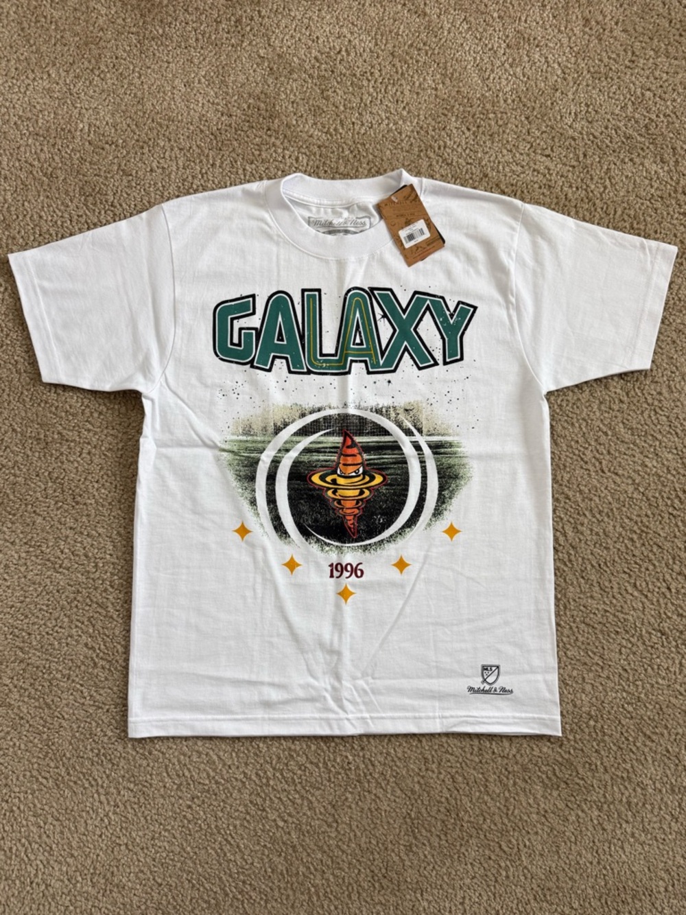 LA GALAXY 2024 CULTURE KINGS MITCHELL & NESS OUR LA OUR GALAXY T-SHIRT